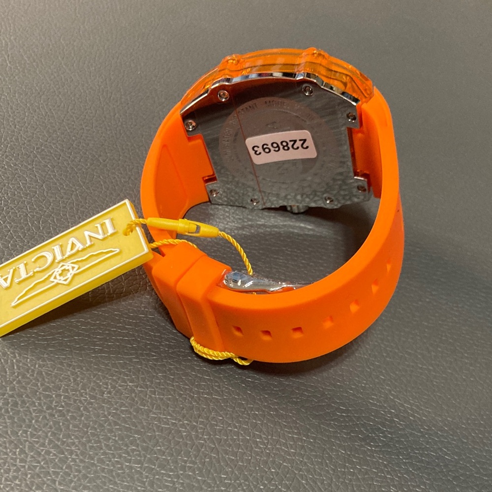 Invicta Racing Cyclone Men's Watch - 48.5mm, Orange (48446) - Picture 5 of 7